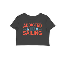 Load image into Gallery viewer, Sailing addict - Women's Crop Top