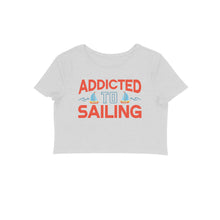 Load image into Gallery viewer, Sailing addict - Women's Crop Top