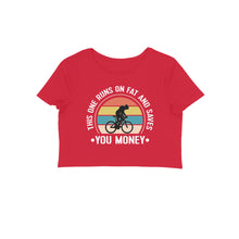 Load image into Gallery viewer, This one runs on fat - Women's Crop Top