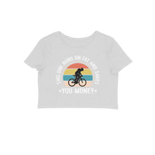 Load image into Gallery viewer, This one runs on fat - Women's Crop Top