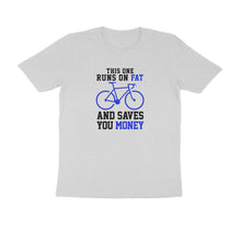 Load image into Gallery viewer, This one runs on fat - Cyclist - Men's Half sleeve round neck T-shirt