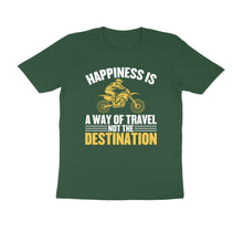 Load image into Gallery viewer, Happiness is a way of travel not the destination - Men's Half sleeve round neck T-Shirt