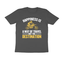 Load image into Gallery viewer, Happiness is a way of travel not the destination - Men's Half sleeve round neck T-Shirt