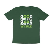 Load image into Gallery viewer, Good for you good for the world - Men's Half sleeve round neck T-Shirt