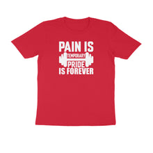 Load image into Gallery viewer, Pain is temporary pride is forever - Men's Half sleeve round neck T-Shirt