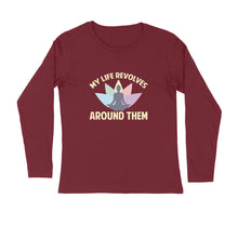 Load image into Gallery viewer, My life revolves around yoga - Men's full sleeve round neck T-shirt