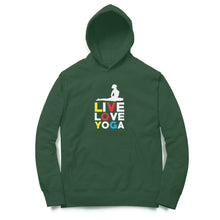 Load image into Gallery viewer, Live love yoga - Unisex Hoodie