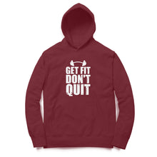 Load image into Gallery viewer, Get fit don't quit - Unisex Hoodie