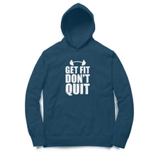 Load image into Gallery viewer, Get fit don't quit - Unisex Hoodie