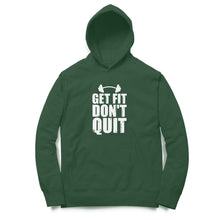 Load image into Gallery viewer, Get fit don't quit - Unisex Hoodie