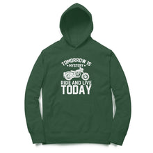 Load image into Gallery viewer, Tomorrow is mystery ride and live today - Unisex Hoodie