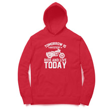 Load image into Gallery viewer, Tomorrow is mystery ride and live today - Unisex Hoodie