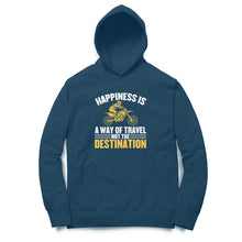 Load image into Gallery viewer, Happiness is a way of travel not the destination - Unisex Hoodie