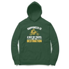 Load image into Gallery viewer, Happiness is a way of travel not the destination - Unisex Hoodie