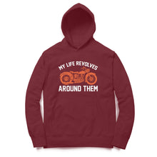 Load image into Gallery viewer, My life revolves around bike - Unisex Hoodie