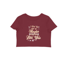 Load image into Gallery viewer, I Like You A Lot - Women's Crop Top