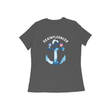 Load image into Gallery viewer, Sea Influencer - Women's Half Sleeve Round Neck T-shirt
