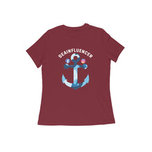 Load image into Gallery viewer, Sea Influencer - Women's Half Sleeve Round Neck T-shirt