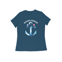 Load image into Gallery viewer, Sea Influencer - Women's Half Sleeve Round Neck T-shirt