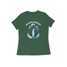 Load image into Gallery viewer, Sea Influencer - Women's Half Sleeve Round Neck T-shirt
