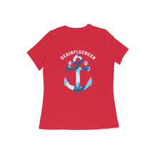 Load image into Gallery viewer, Sea Influencer - Women's Half Sleeve Round Neck T-shirt