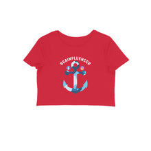 Load image into Gallery viewer, Sea Influencer - Women's Crop Top