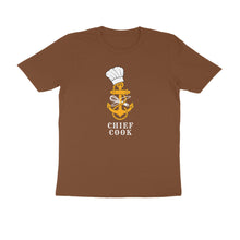 Load image into Gallery viewer, Chief Cook Logo - Men's Half Sleeve Round Neck T-Shirt