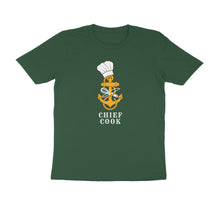 Load image into Gallery viewer, Chief Cook Logo - Men's Half Sleeve Round Neck T-Shirt