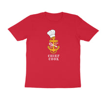 Load image into Gallery viewer, Chief Cook Logo - Men's Half Sleeve Round Neck T-Shirt