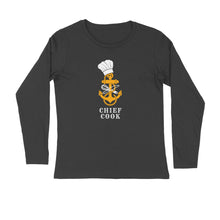 Load image into Gallery viewer, Chief Cook Logo - Full Sleeve Round Neck T-shirt