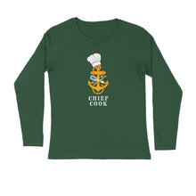 Load image into Gallery viewer, Chief Cook Logo - Full Sleeve Round Neck T-shirt