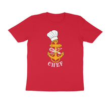 Load image into Gallery viewer, Chef Logo - Men's Half Sleeve Round Neck T-Shirt