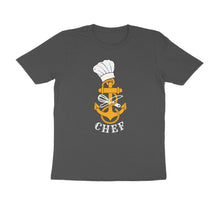 Load image into Gallery viewer, Chef Logo - Men's Half Sleeve Round Neck T-Shirt