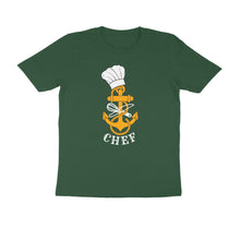 Load image into Gallery viewer, Chef Logo - Men's Half Sleeve Round Neck T-Shirt