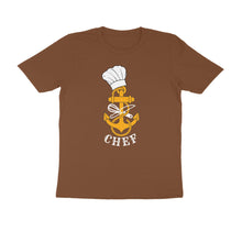 Load image into Gallery viewer, Chef Logo - Men's Half Sleeve Round Neck T-Shirt