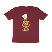 Load image into Gallery viewer, Chef Logo - Men's Half Sleeve Round Neck T-Shirt