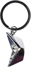 Load image into Gallery viewer, Silver Paper Boat Keychain in Metal Alloy