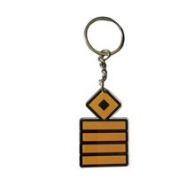 Load image into Gallery viewer, Merchant Navy Captain Insignia -Acrylic Shape cut Key Chain
