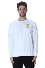 Load image into Gallery viewer, Merchant Navy Captain Anchor With Leaf Embroidered Unisex Sweatshirt

