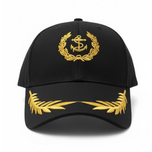 Load image into Gallery viewer, Mariner Embroidered Black Adult Unisex Cap - Premium Quality
