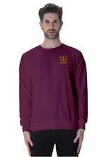 Load image into Gallery viewer, Merchant Navy Captain Anchor With Leaf Embroidered Unisex Sweatshirt
