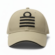 Load image into Gallery viewer, Merchant Navy Captain Epaulet Logo 3D Embroidered Beige Adult Unisex Cap - Premium Quality

