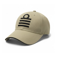 Load image into Gallery viewer, Merchant Navy Captain Epaulet Logo 3D Embroidered Beige Adult Unisex Cap - Premium Quality
