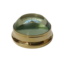 Load image into Gallery viewer, Brass Lenticular Compass With a Floating Dial - Paper Weight
