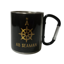 Load image into Gallery viewer, Merchant Navy Rank Printed Stainless Steel Coffee Mug - 275 ml Heavy Weather Proof
