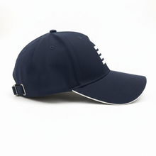 Load image into Gallery viewer, Merchant Navy Captain Epaulet Logo 3D Embroidered Dark Blue Adult Unisex Cap - Premium Quality
