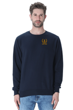 Load image into Gallery viewer, Merchant Navy Captain Anchor With Leaf Embroidered Unisex Sweatshirt
