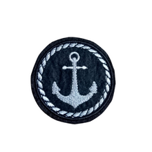 Load image into Gallery viewer, Anchor Logo Zari Embroidery Patch

