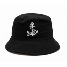Load image into Gallery viewer, Merchant Navy Mariners Anchor Logo Embroidery Unisex Bucket Hat - Premium Quality
