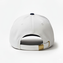 Load image into Gallery viewer, Merchant Navy Captain Embroidered White/Blue Adult Unisex Cotton Cap - Premium Quality
